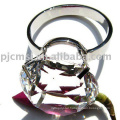 Promotional top quality decorative crystal glass stone diamond shape